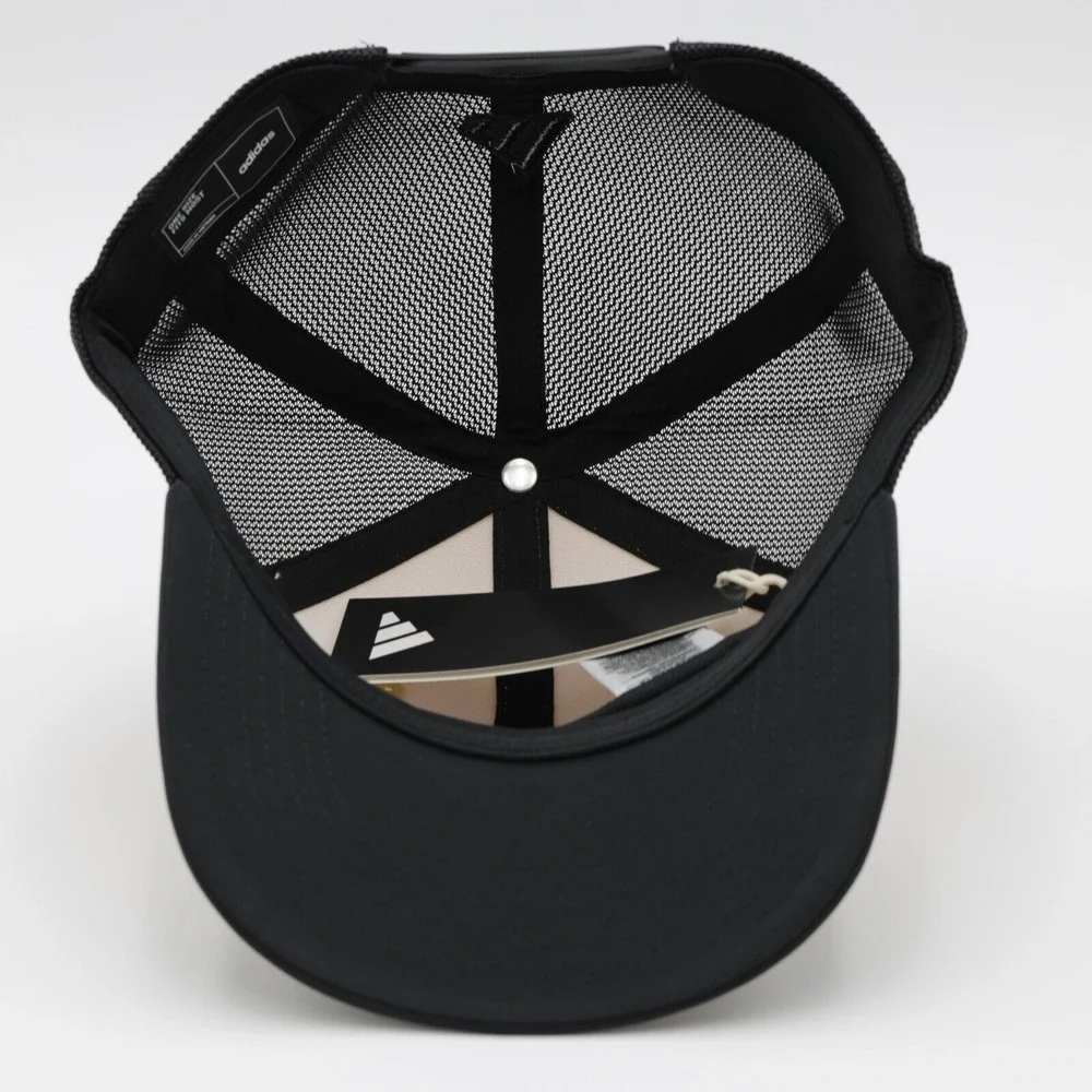 Adidas Men's Golf Adjustable Five‎ Panel Trucker Cap Oat/Black One Size